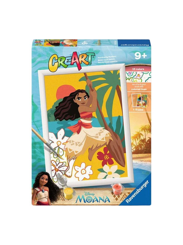 Ravensburger CreArt Paint by Numbers - Vaiana's Adventures