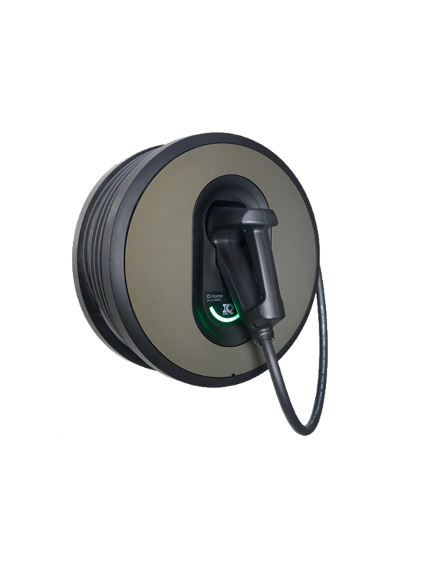 IQ-Plug IQ-home EV Charger 11kW  Type 2 Wallbox mit 55m integriertem Kabel  WiFi  Hergestellt in Dnemark