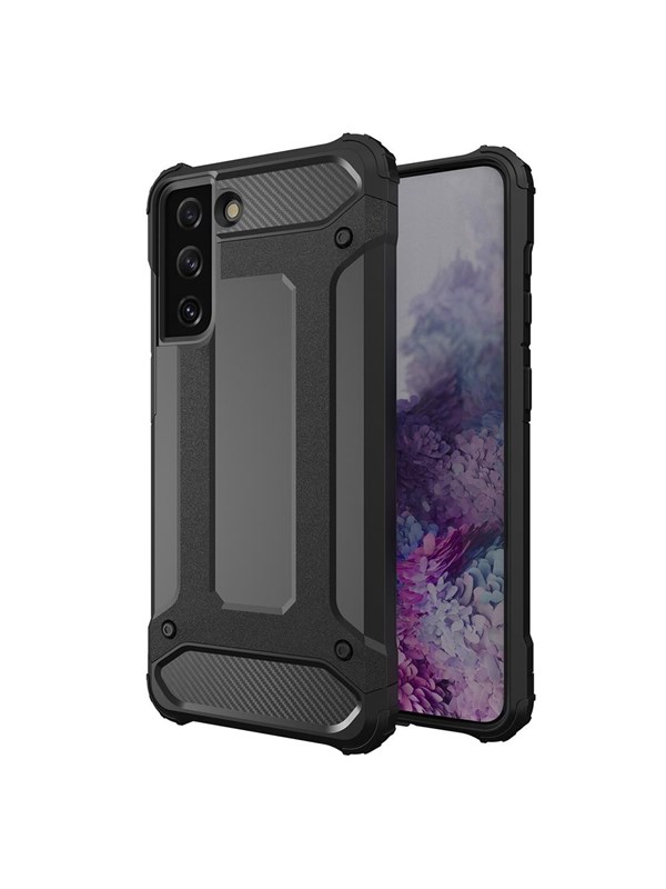 Hurtel Hybrid Armor Case for Samsung Galaxy S23+ Armored Hybrid Case Black