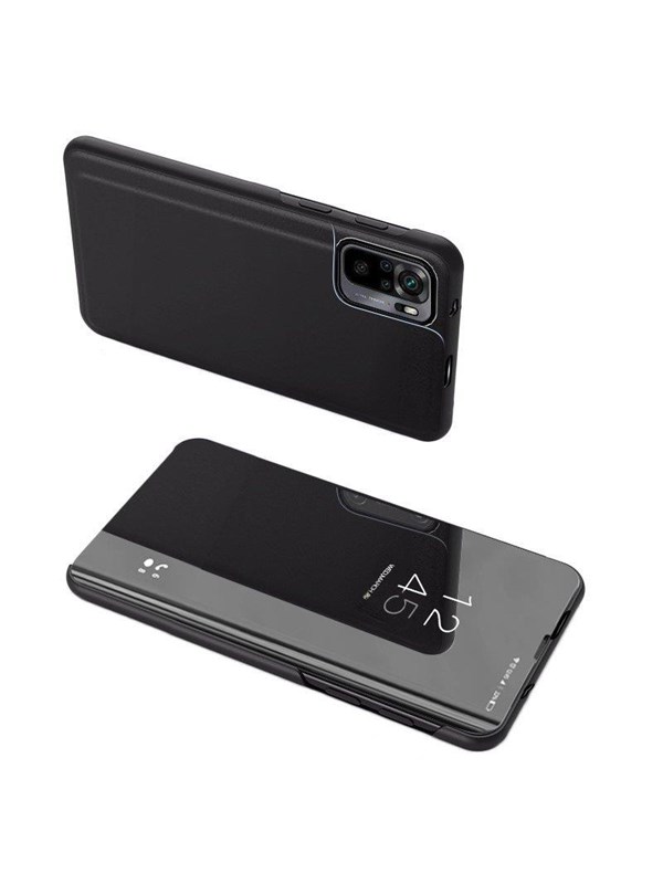 Hurtel Clear View Case Cover for Xiaomi 13 Cover with a Flap Black