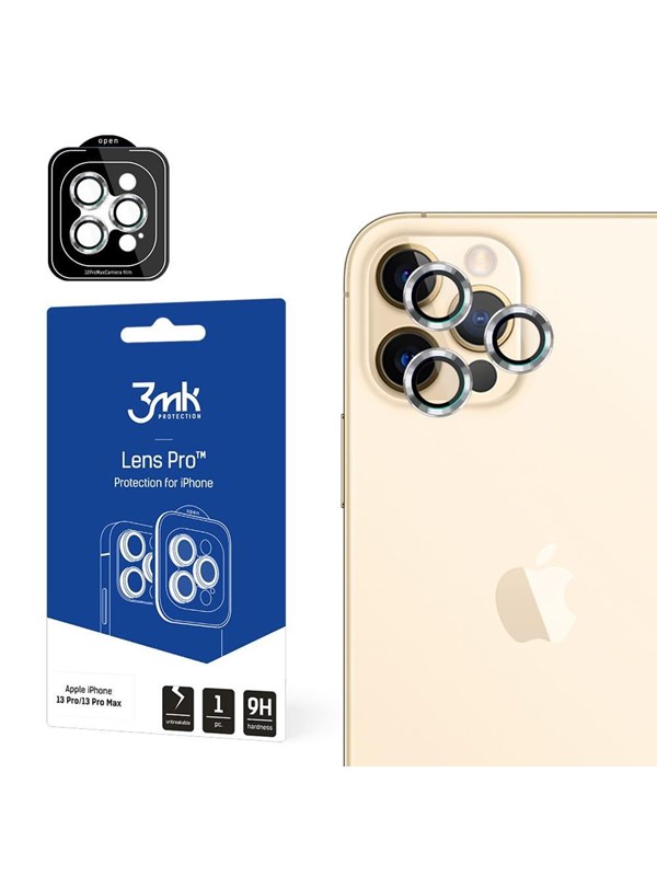 Image of 3mk Lens Protection Pro iPhone 12 Pro Max Camera lens protection with mounting frame 1 pc.