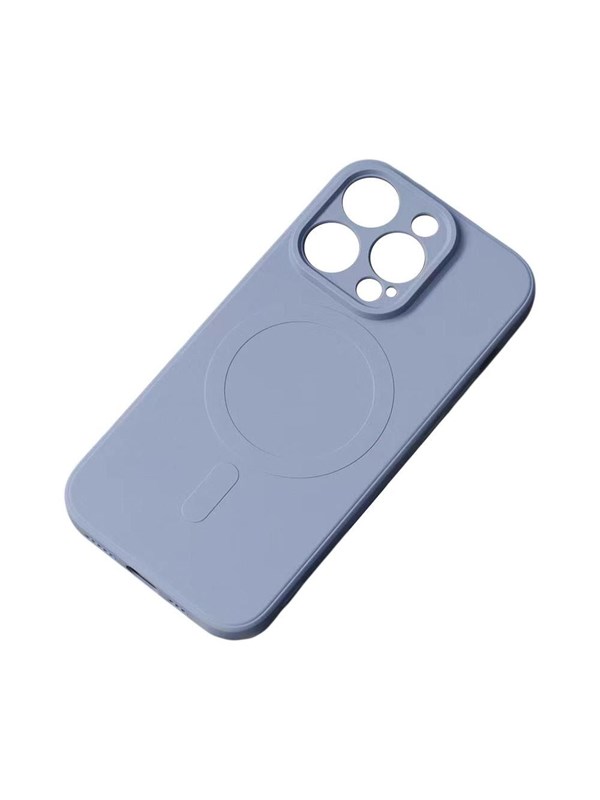 Hurtel MagSafe Compatible Silicone Case for iPhone 15 Plus Silicone Case - Gray
