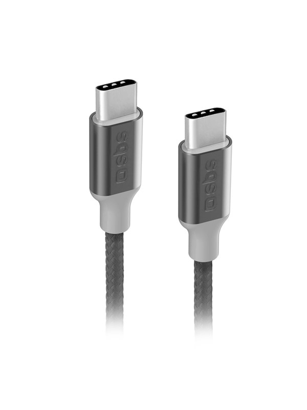SBS TECABLETCC20BK USB-C Cable - USB-C 25W Power Delivery 15m - Gray
