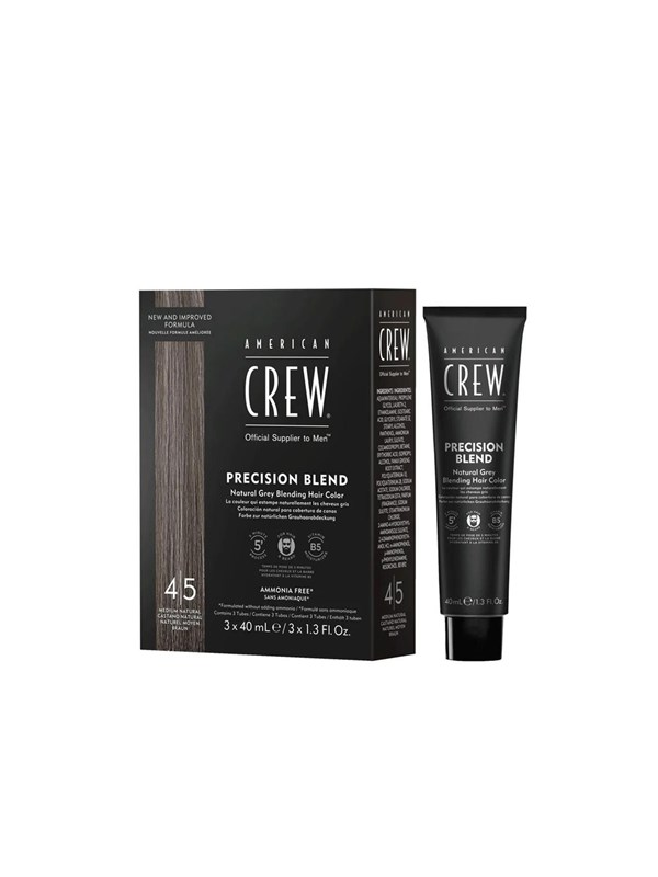 American Crew - Blend Natural Grey Blending Hair Colour 120ml  45 Medium Natural