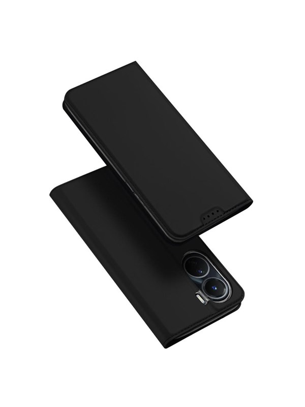 Dux Ducis Skin Pro Case Vivo Y16 / Y02s Wallet Holster Cover Flip Cover Black