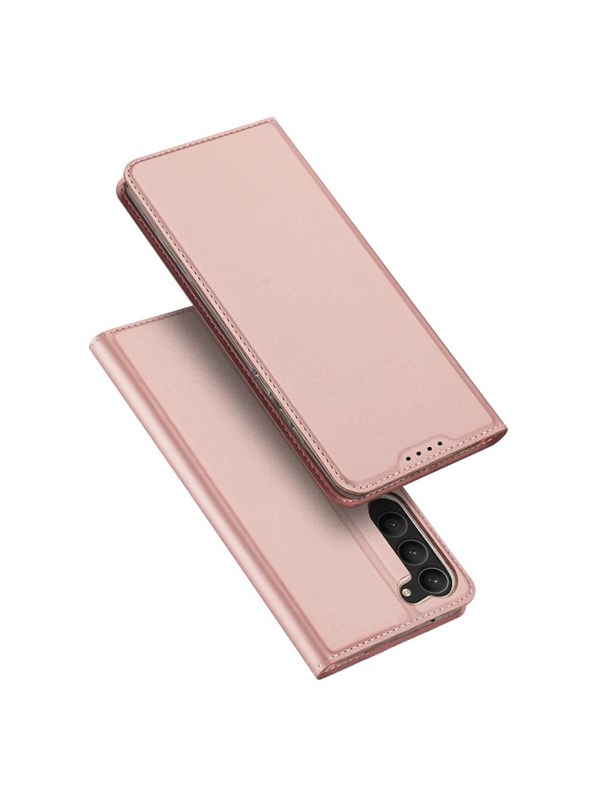 Dux Ducis Skin Pro Samsung Galaxy S23+ Case Flip Cover Card Wallet Stand Pink