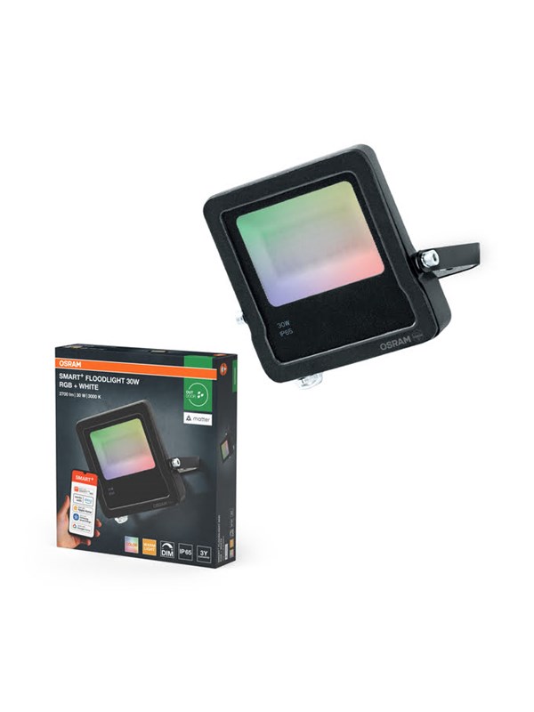Image of Osram SMART+ Outdoor Flood 2400lm 30W/RGBW dark grey WiFi