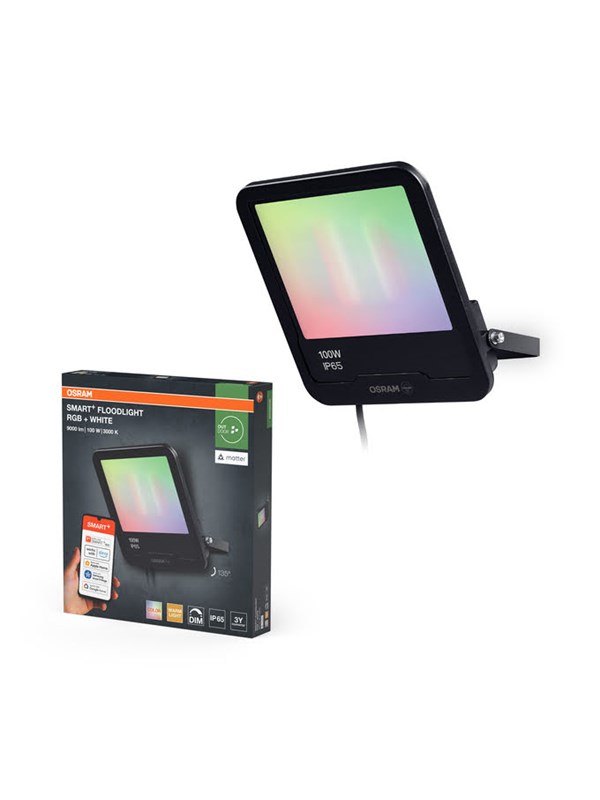 Image of Osram SMART+ Outdoor Flood 8000lm 100W/RGBW dark grey WiFi