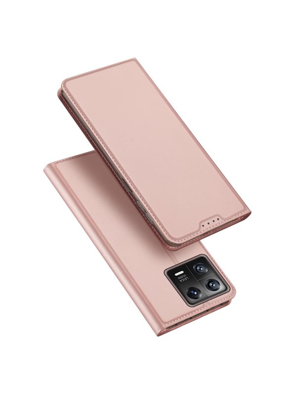 Dux Ducis Skin Pro Case Xiaomi 13 Flip Cover Card Wallet Stand Pink