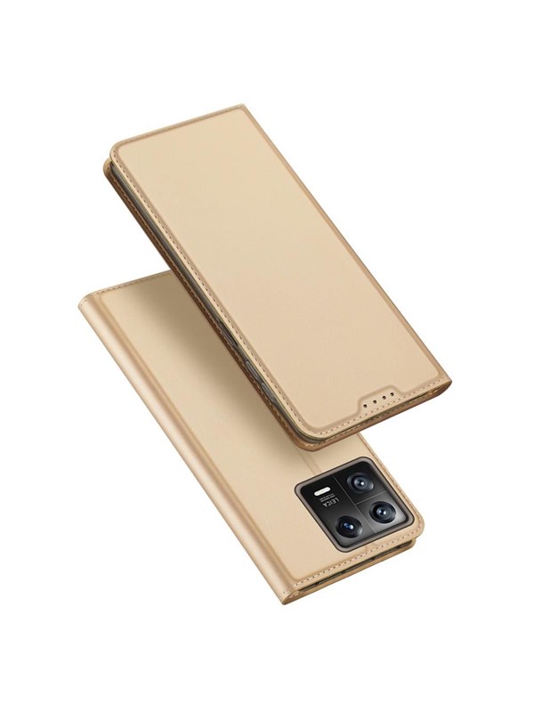 Dux Ducis Skin Pro Case Xiaomi 13 Flip Cover Card Wallet Stand Gold