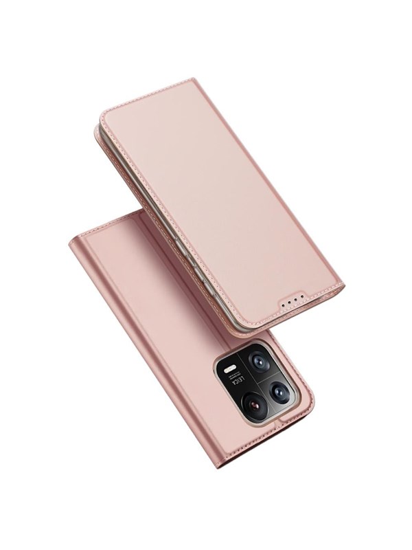 Dux Ducis Skin Pro Case Xiaomi 13 Pro Flip Cover Card Wallet Stand Pink