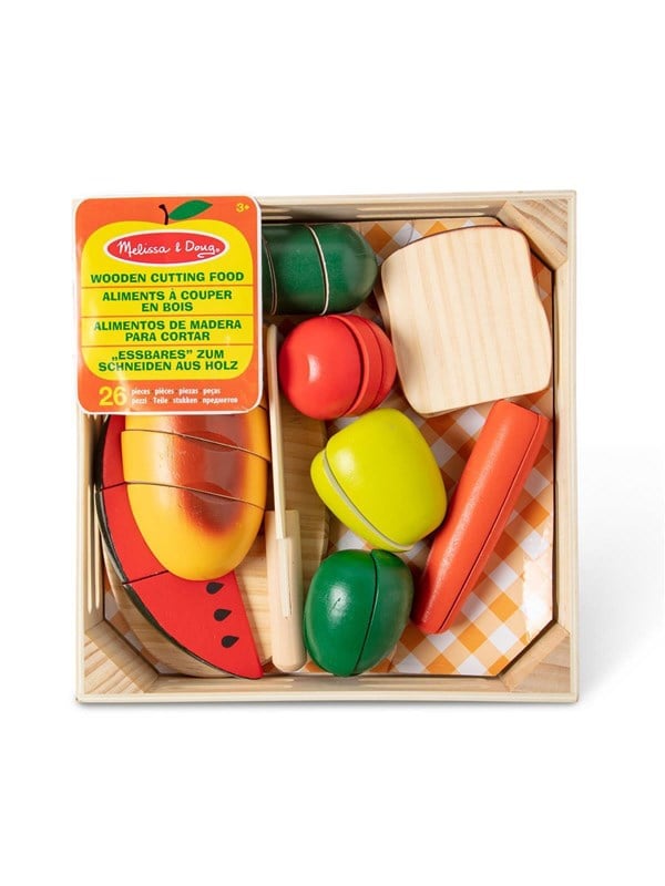 Melissa  Doug Food Play Wooden Cutting Food