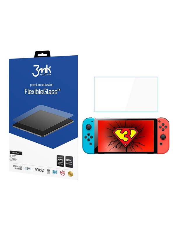 Image of 3mk Nintendo Switch Oled - FlexibleGlass 8.3'' - Nintendo Switch OLED