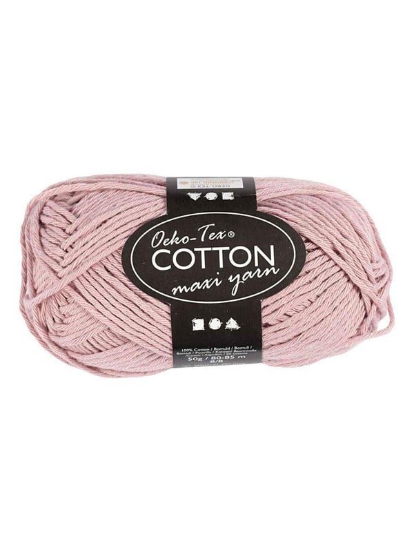Creativ Company Cotton yarn Size 8/8 L: 80-85 M Lavender - 50gr.