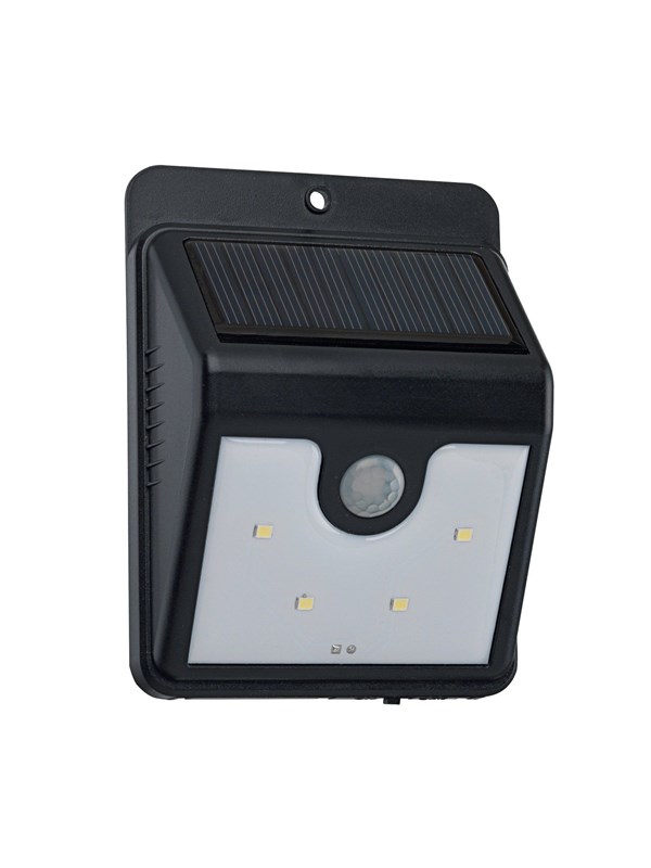 EGLO Solar wall lamp with sensor black