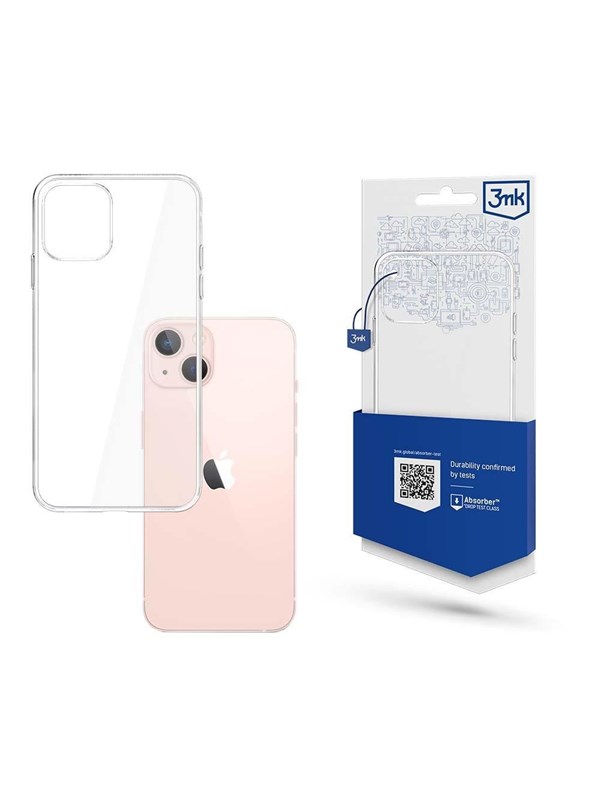 Image of 3mk Case for iPhone 14 silicone from the Clear Case series - transparent