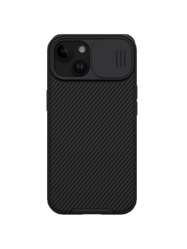 Nillkin CamShield Pro Magnetic Case for iPhone 15 Plus with Camera Cover - Black