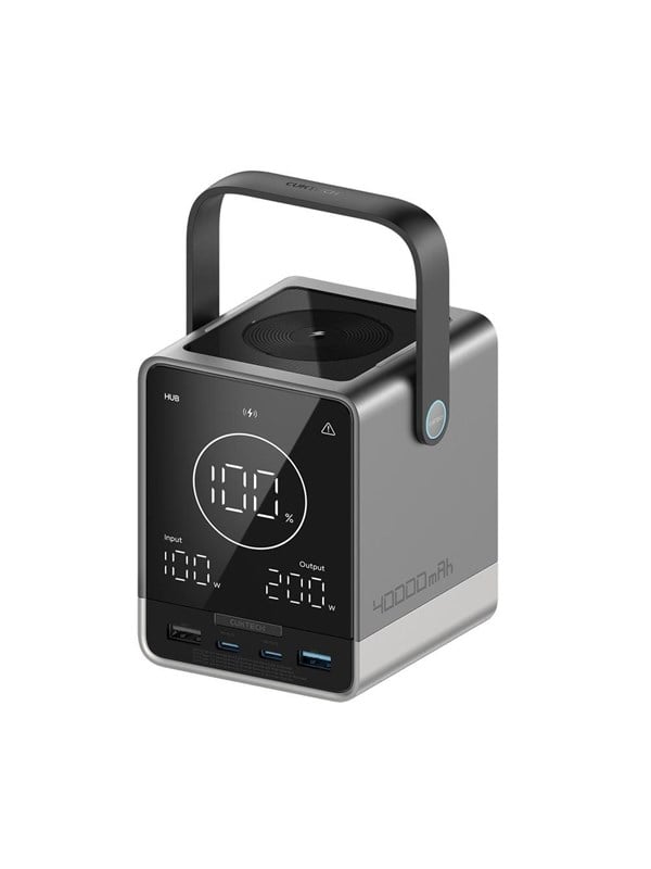 CUKTECH Powerbank 300W with 2x USB-C + 2x USB-A Powerbank (Akku) - schwarz - 40000 mAh