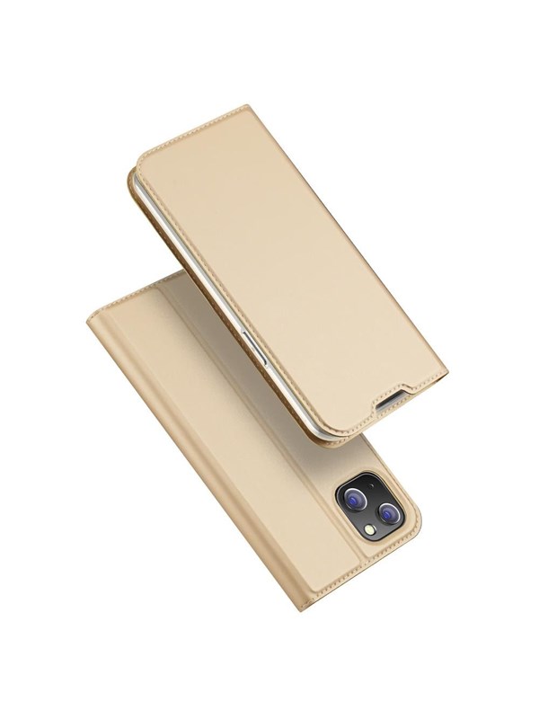 Dux Ducis Skin Pro Holster Case Flip Cover iPhone 14 Plus Gold