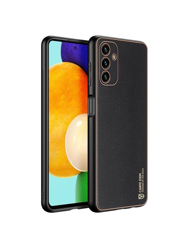 Dux Ducis Yolo Elegant Samsung Galaxy A13 5G Leatherette Case Black
