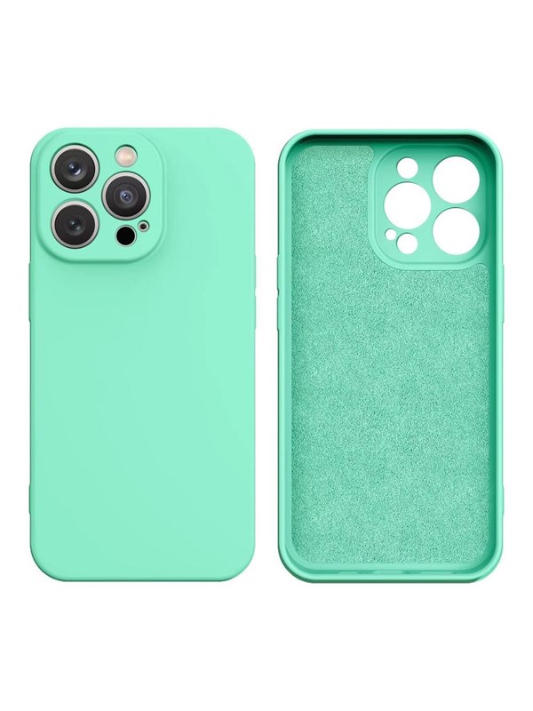 Hurtel Silicone Case for Samsung Galaxy A14 5G / Galaxy A14 Silicone Cover Mint Green