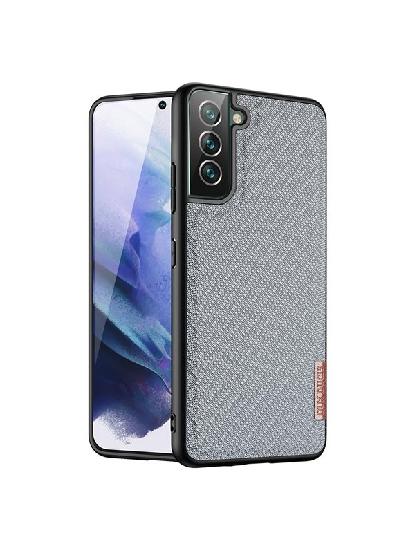 Dux Ducis Fino Case Cover Covered With Nylon Material Samsung Galaxy S22+ (S22 Plus) Blue