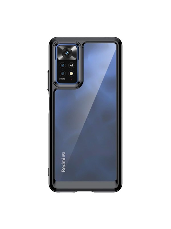 Hurtel Outer Space Case for Xiaomi Poco X5 5G / Redmi Note 12 5G Cover with Flexible Frame Black