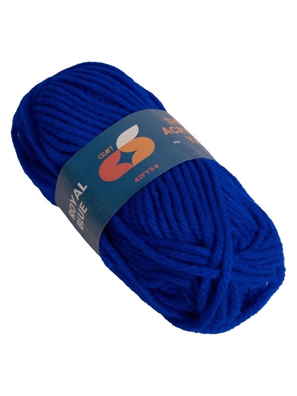 Colorations - Acrylgaren 4 mm - 50gr - Königsblauw