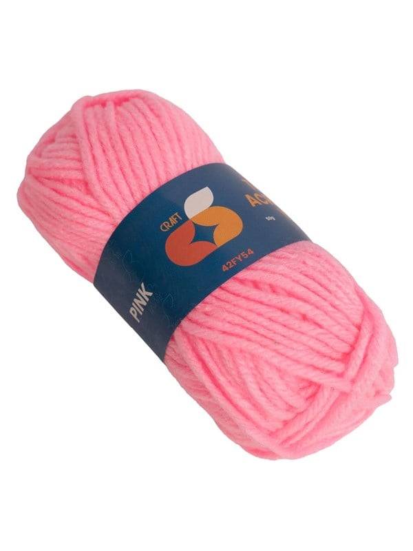 Colorations - Acrylgaren 4 mm - 50gr - Roze