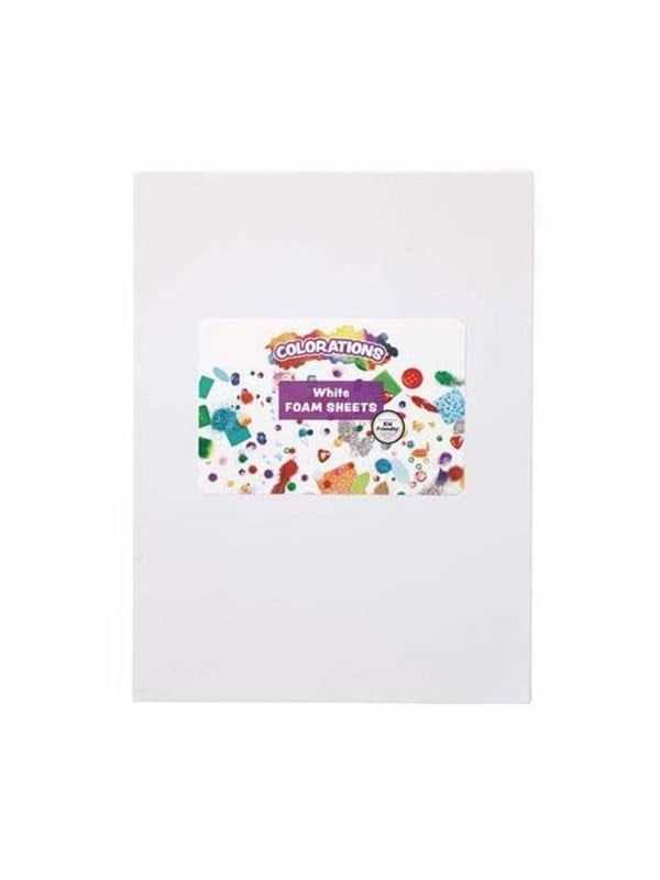 Colorations - Foam Sheets White 10pcs.