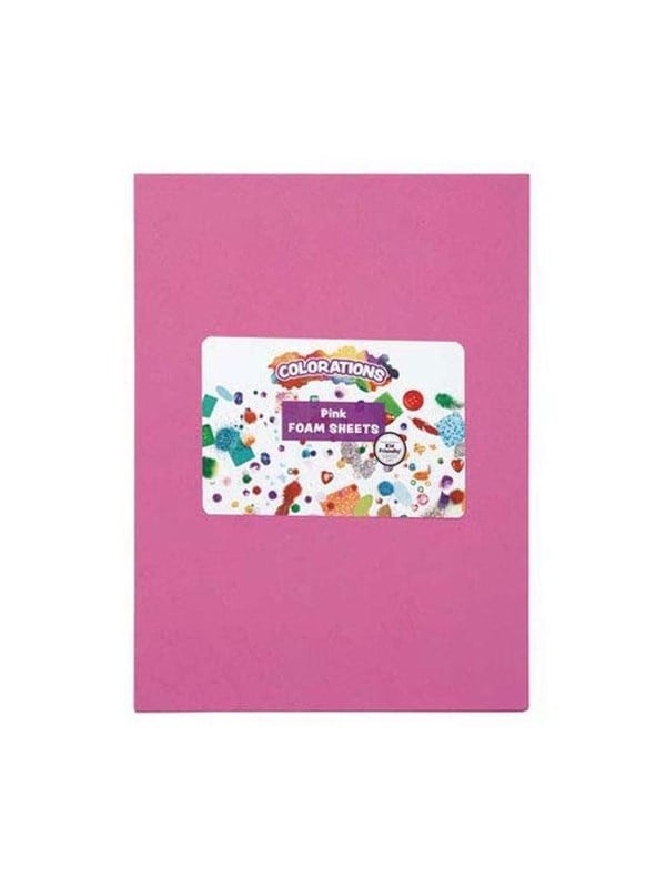 Colorations - Foam Sheets Pink 10 pcs.