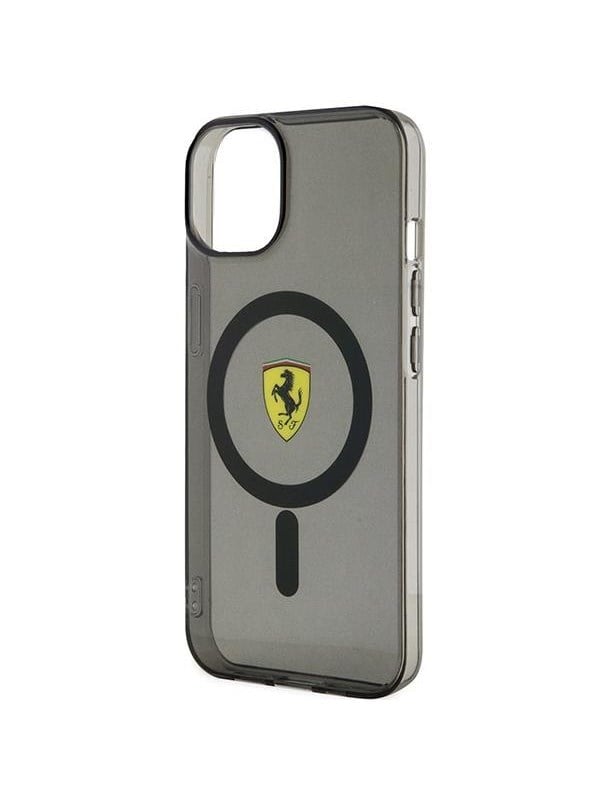 Ferrari Translucent MagSafe Case for iPhone 14 - Black