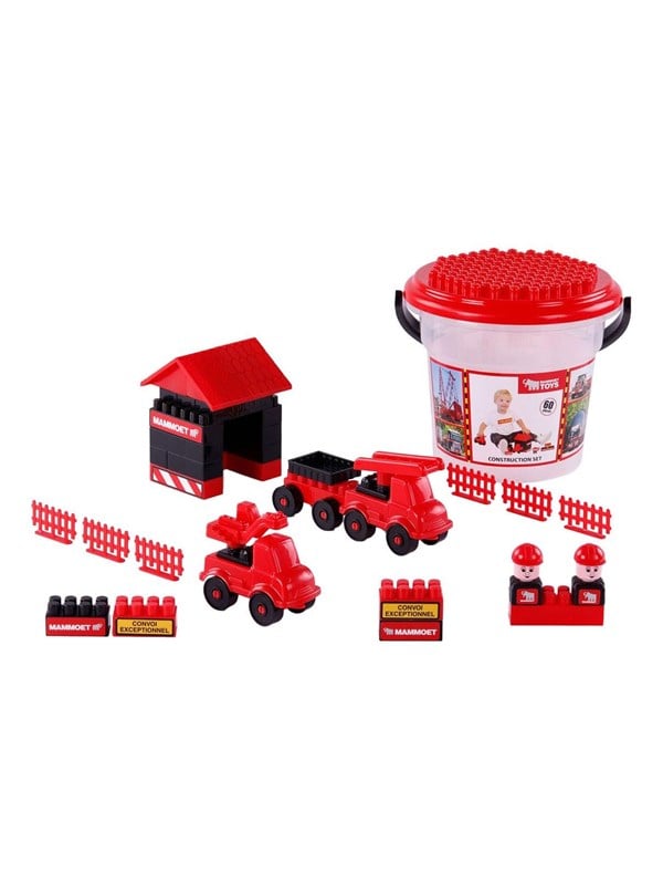 Cavallino Toys Cavallino Building Set in Bucket 60pcs.