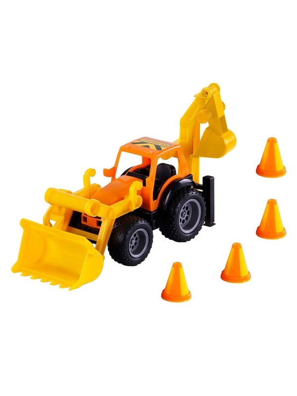 Cavallino Toys Cavallino Grip Excavator Tractor with Rubber Tires 38.5cm
