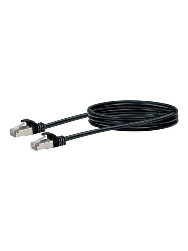 Schwaiger network cable - 25 m - black - Schwarz - 25m