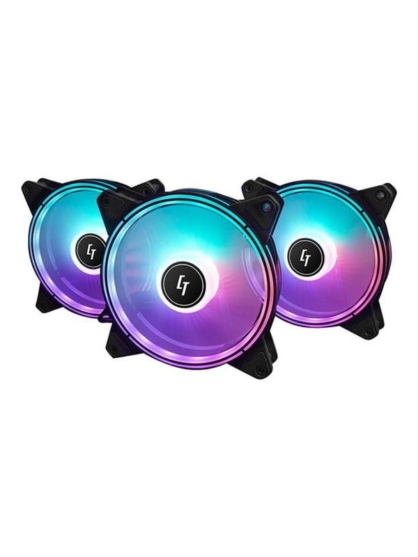 Image of Chieftec Chieftronic Nova NF-1225RGB - Gehäuselüfter - 120mm - Schwarz