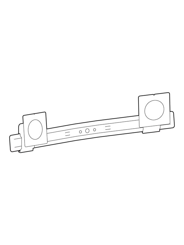 Ergotron LX Pro mounting kit - for flat panel - dual direct conversion kit - black