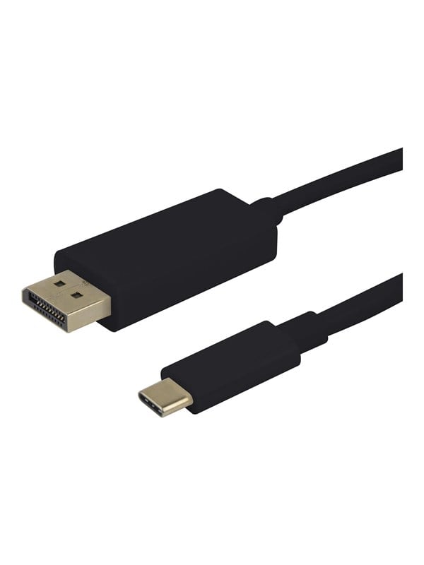 Deltaco - DisplayPort cable - USB-C to DisplayPort - 50 cm