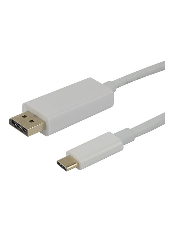 Deltaco - DisplayPort cable - USB-C to DisplayPort - 1 m