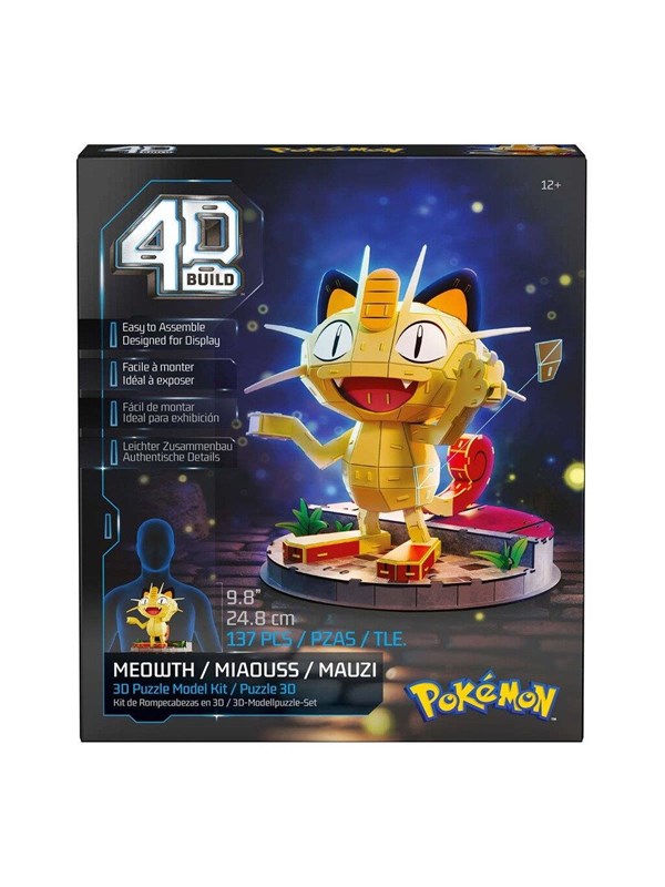 Pokemon Meowth 24 cm 4D Puzzles