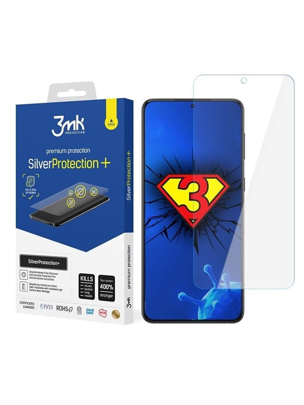 Antimikrobieller Schutzfilm 3MK Samsung Galaxy S22 5G - Silver Protect+