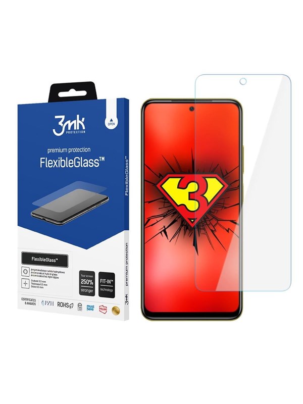 3MK Hybridglas Xiaomi Poco M4 Pro - FlexibleGlass™