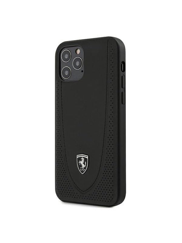 Ferrari Off Track Perforated Case for iPhone 12 / iPhone 12 Pro - Black