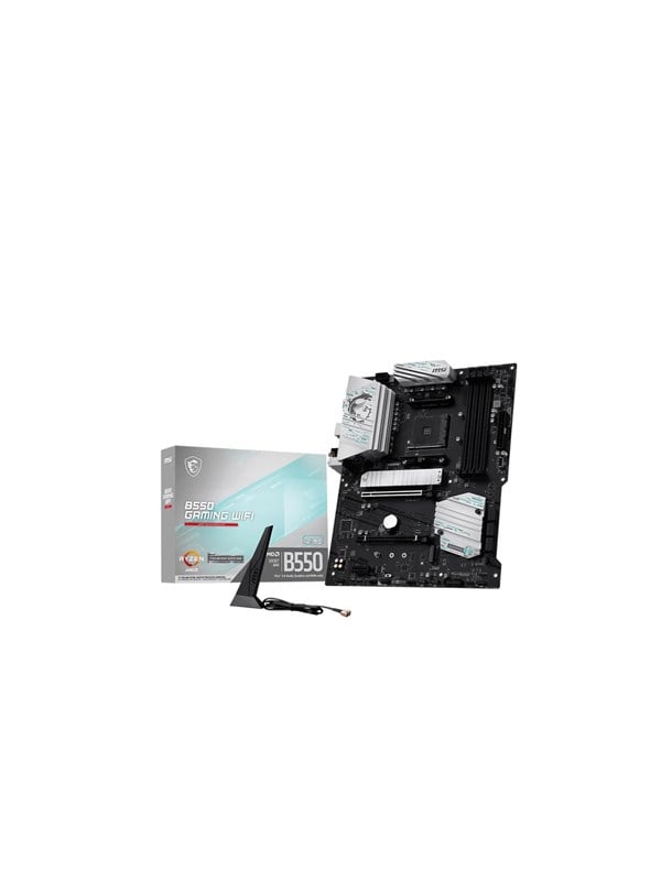 Image of MSI B550 GAMING WIFI Mainboard - AMD B550 - AMD AM4 - DDR4 RAM - ATX