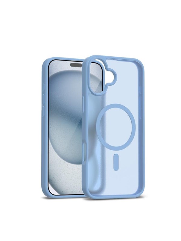 CRONG Hybrid Matte Magnetic - MagSafe iPhone 17 Case (Blue)