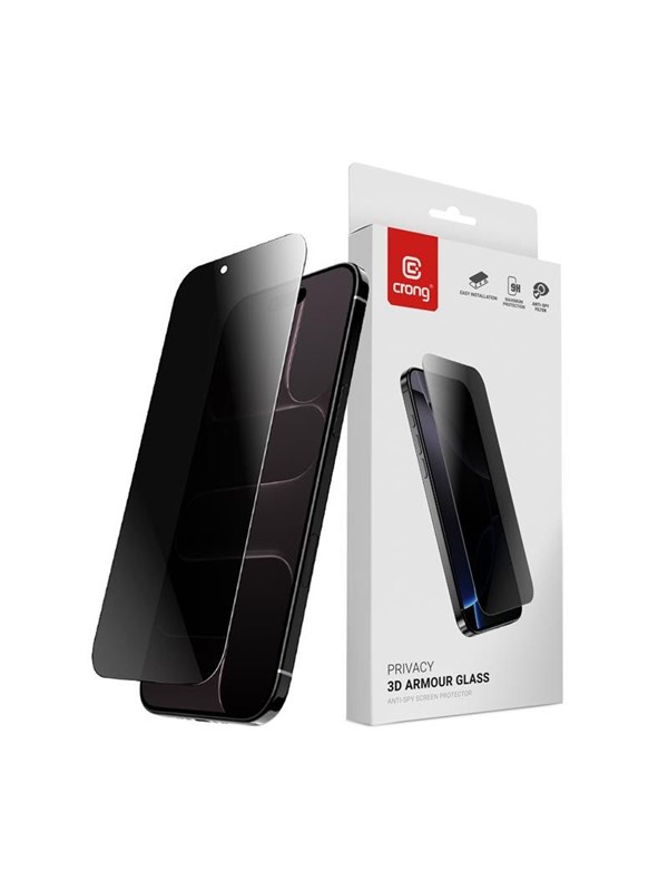 CRONG Privacy 3D Armor Glass - Tempered privacy glass for iPhone Air