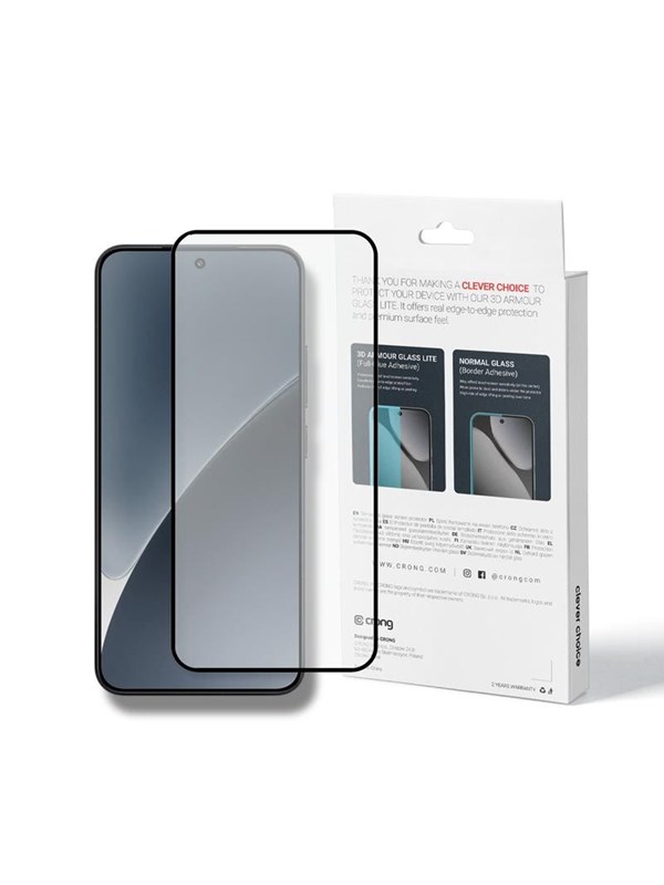 CRONG 3D Armour Glass Lite - Full Glue Tempered Glass for Xiaomi 15