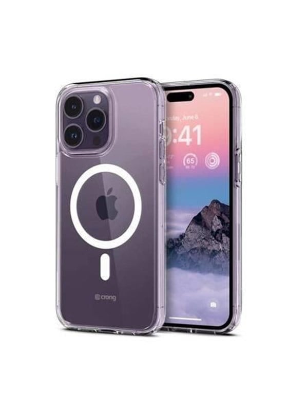 CRONG Clear MAG Cover - iPhone 14 Pro Max MagSafe Case (Clear)