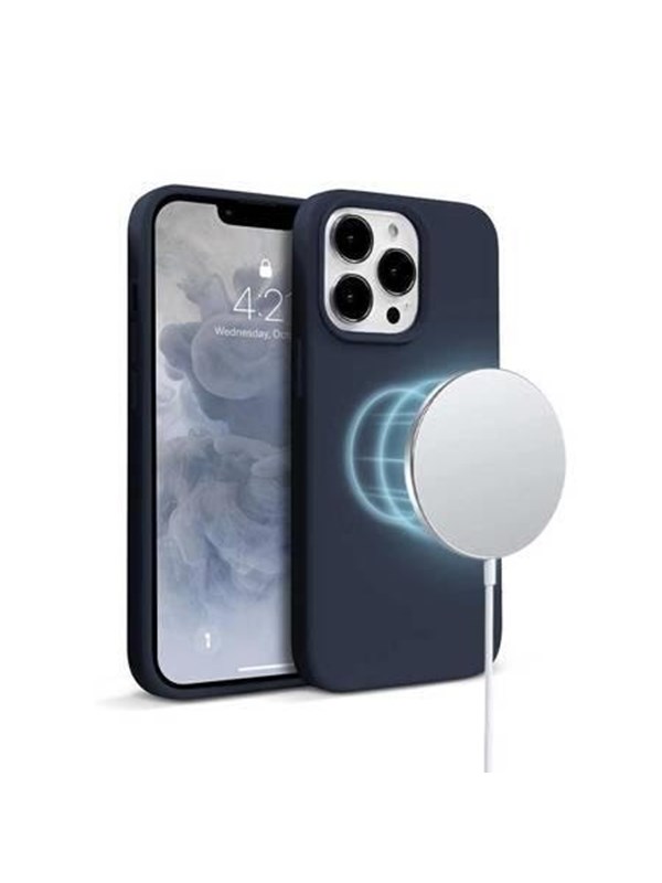 CRONG Color Cover Magnetic - iPhone 13 Pro Max MagSafe Case (Navy Blue)