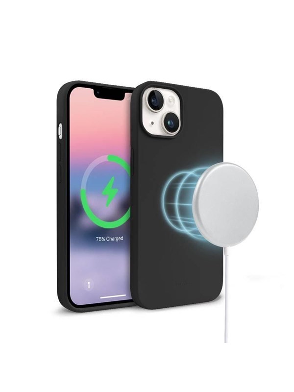 CRONG Color Cover Magnetic - iPhone 14 / iPhone 13 MagSafe Case (Black)